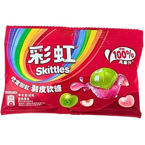 Skittles Peelable Fruit Gummies (China) 1 each