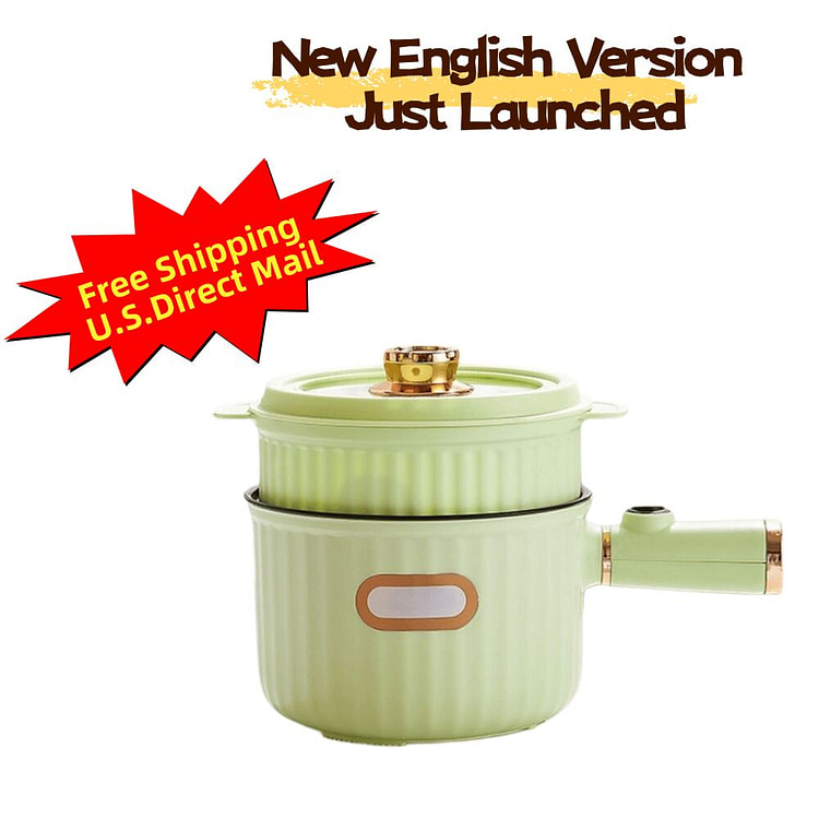 Dorm Electric Hot Pot Cooker Steamer greenpot rack 1 bunch