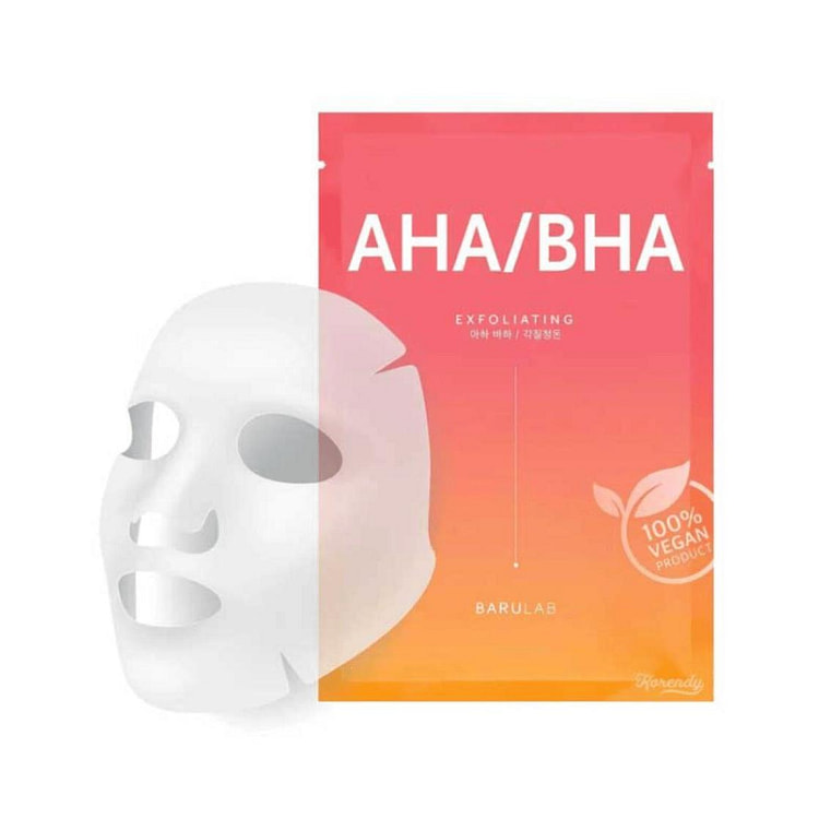 Barulab AHA/BHA 去角质面膜 5 片 1 份