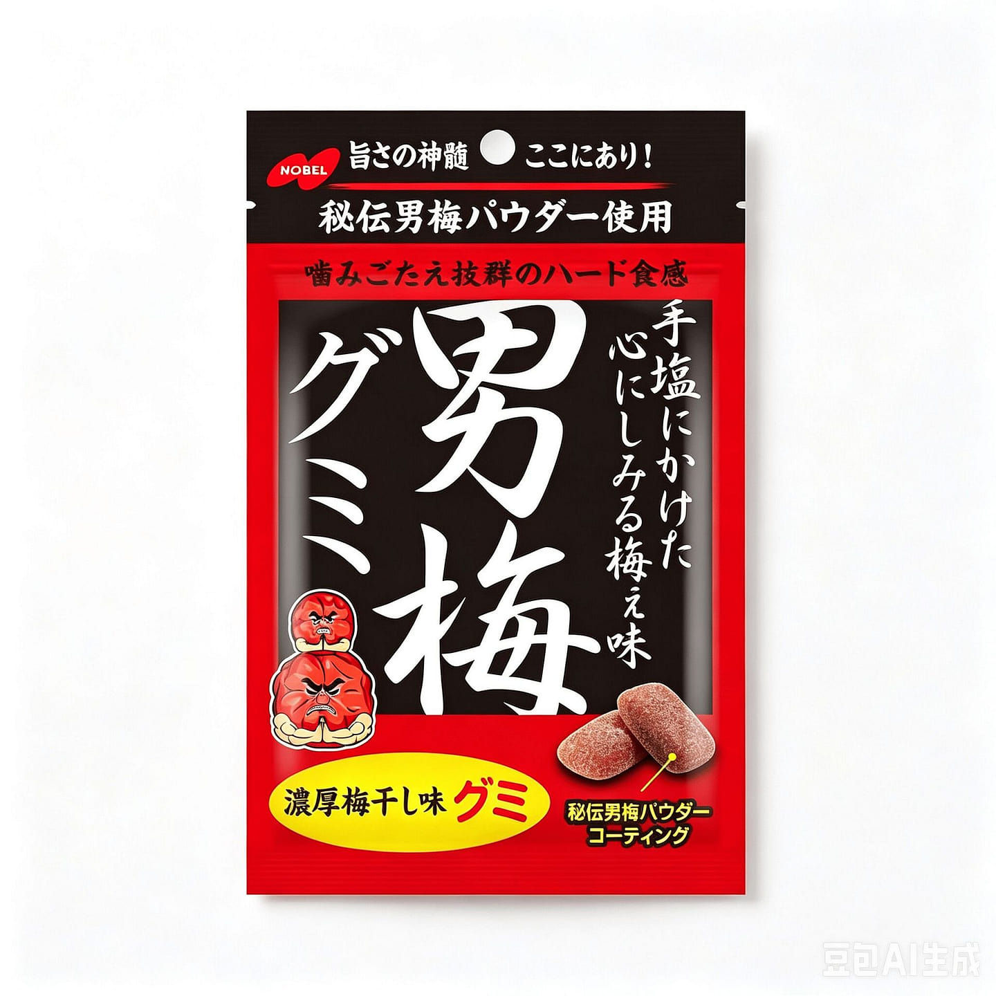 Nobel Men’s Plum Seedless Sour Plum Soft Candy 41g