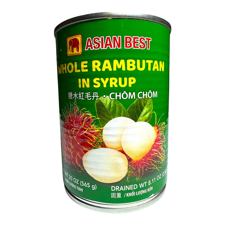 [Asian Best] Whole Rambutan in Syrup - Chom Chom 565 g