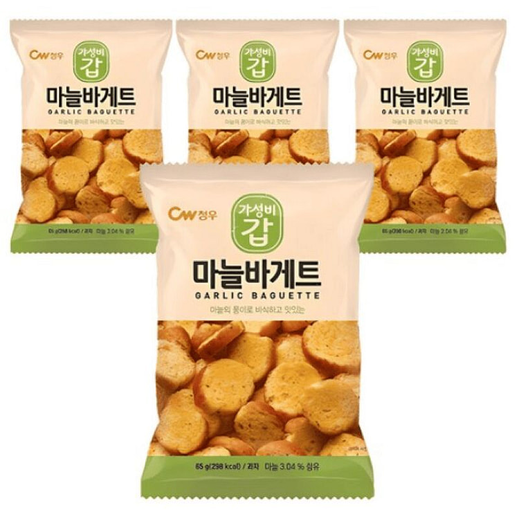 Garlic Baguette 65g, 4 pieces