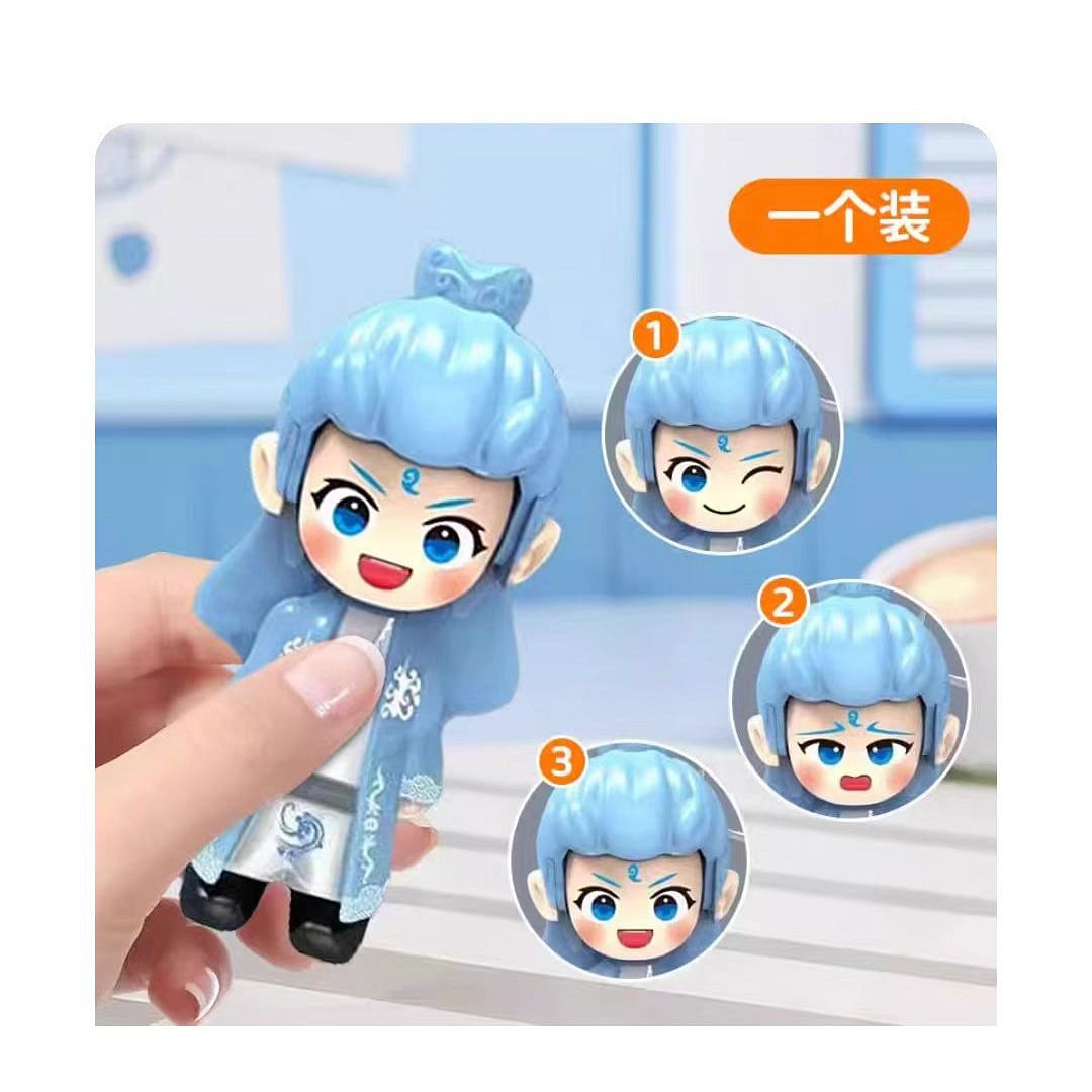 Nezha 2 peripheral Aobing face change toy 1 1 count