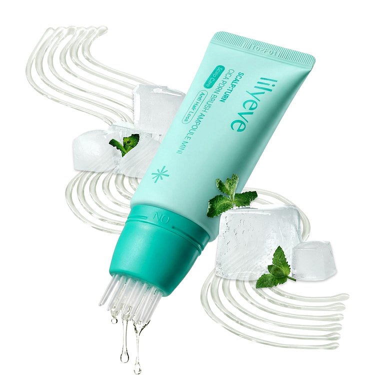 Lilyeve Scalp:Turn CICA PDRN Brush Ampoule 1 each