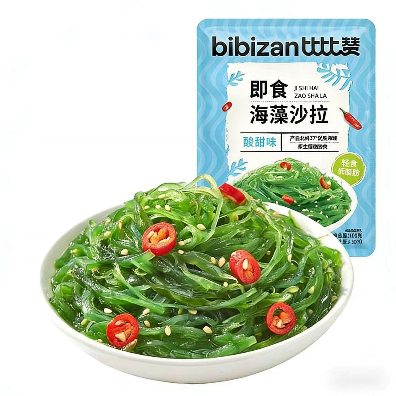 比比赞 海藻沙拉 酸甜味 100g 100 克
