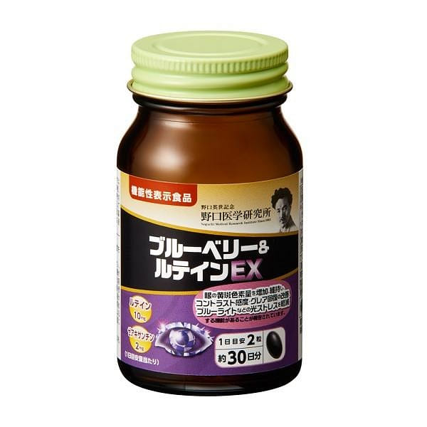 Noguchi Blueberry & Lutein EX 60 tablets 1 each