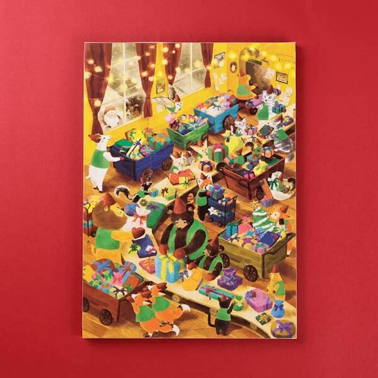 圣诞糖果日历 圣诞工厂 24枚入 1 盒