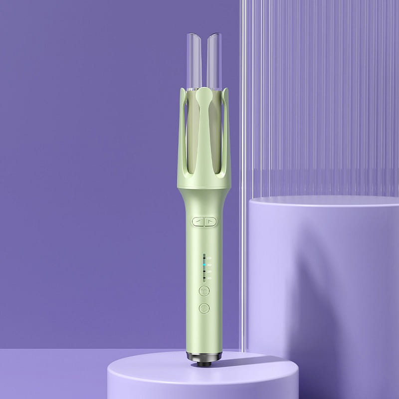 Fully automatic curling iron negative ion home lazy perm curly green 1 each
