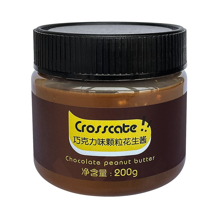 crosscate chocolate chunky peanut butter 200g 200 g