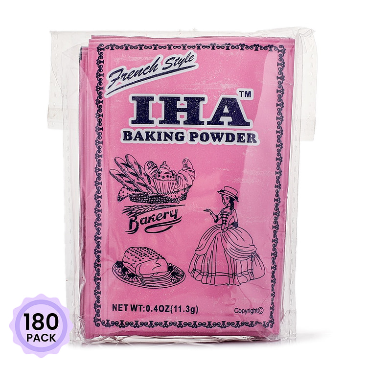 Bột Làm Bánh IHA (Kiểu Pháp) 8 gói 0.4 oz*180 pack
