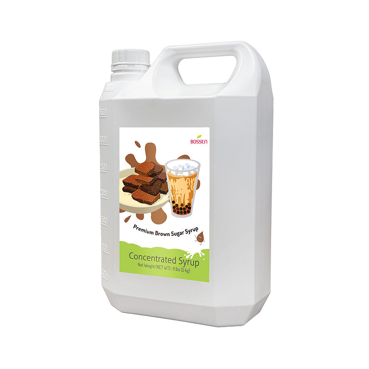 Bossen Premium Brown Sugar Syrup 11 lb Bottle