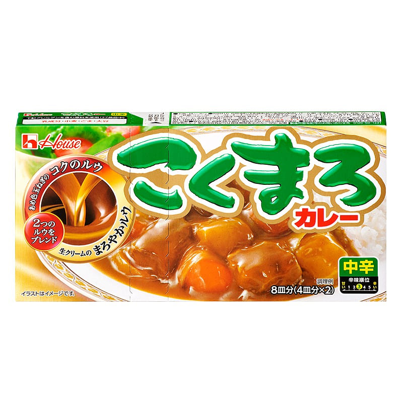 HOUSE Curry Cube Extra Strong lightly Spicy 140g 140 g