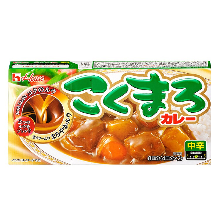 咖喱块HOUSE特浓微辣140g中辛 140 克