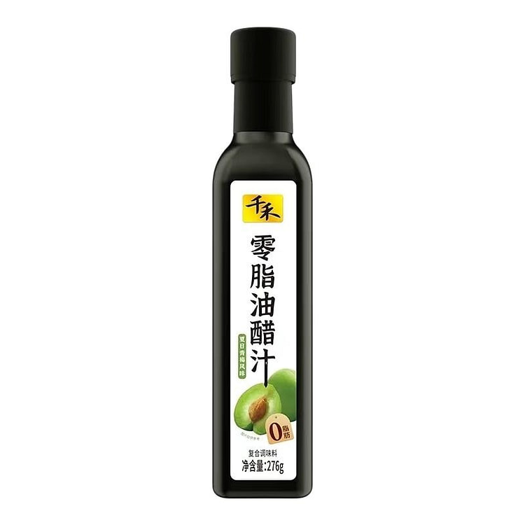 千禾零脂油醋汁蔬菜伴侣276g*1瓶装 1 瓶