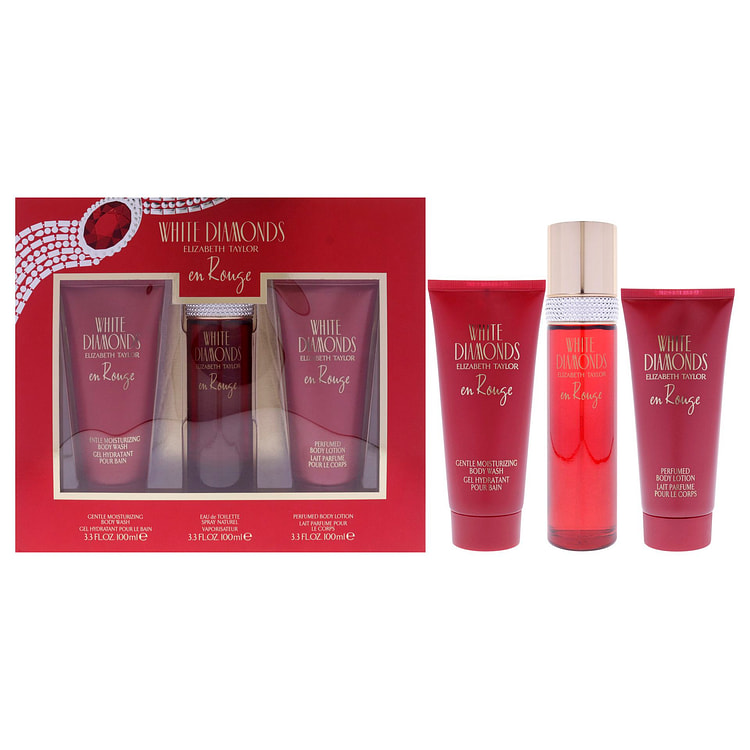White Diamonds En Rouge - 3 Pc Gift Set 3 count