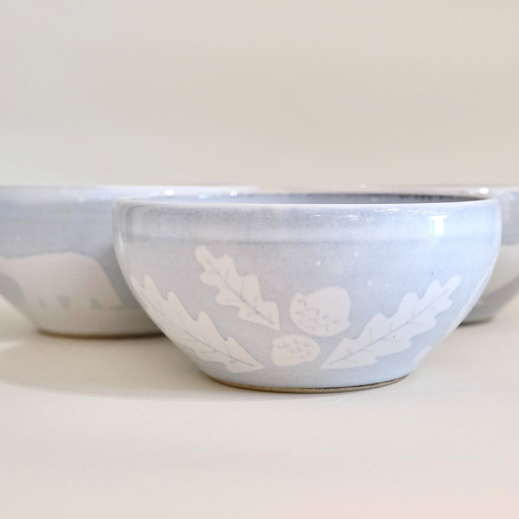 Artist 糸賀陶房 14.3cm L碗-松鼠