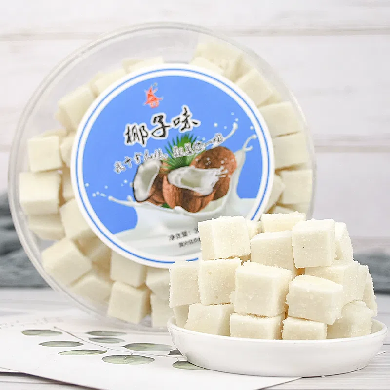 Xiamen specialty Yuhai coconut flavor fruit cake gummies net red casual snacks pack 218 grams 218 g
