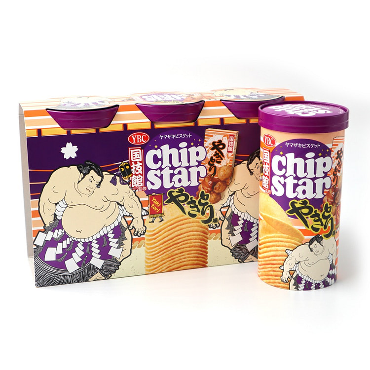 YBC Potato Chips Grill Chicken Flavor 3 Cans 3 can