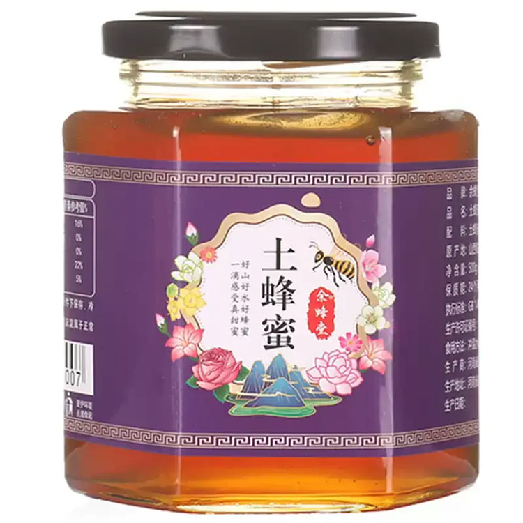 余蜂堂正品土蜂蜜纯正天然农家自产孕妇儿童枣花峰蜜500g