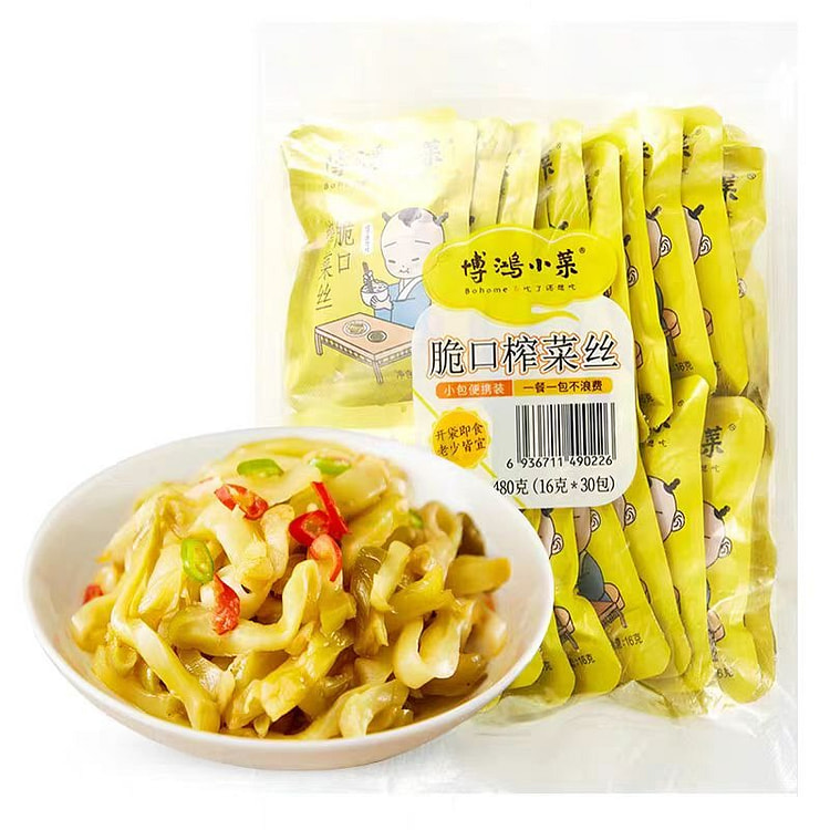 博鸿小菜 榨菜下饭菜16g*30袋
