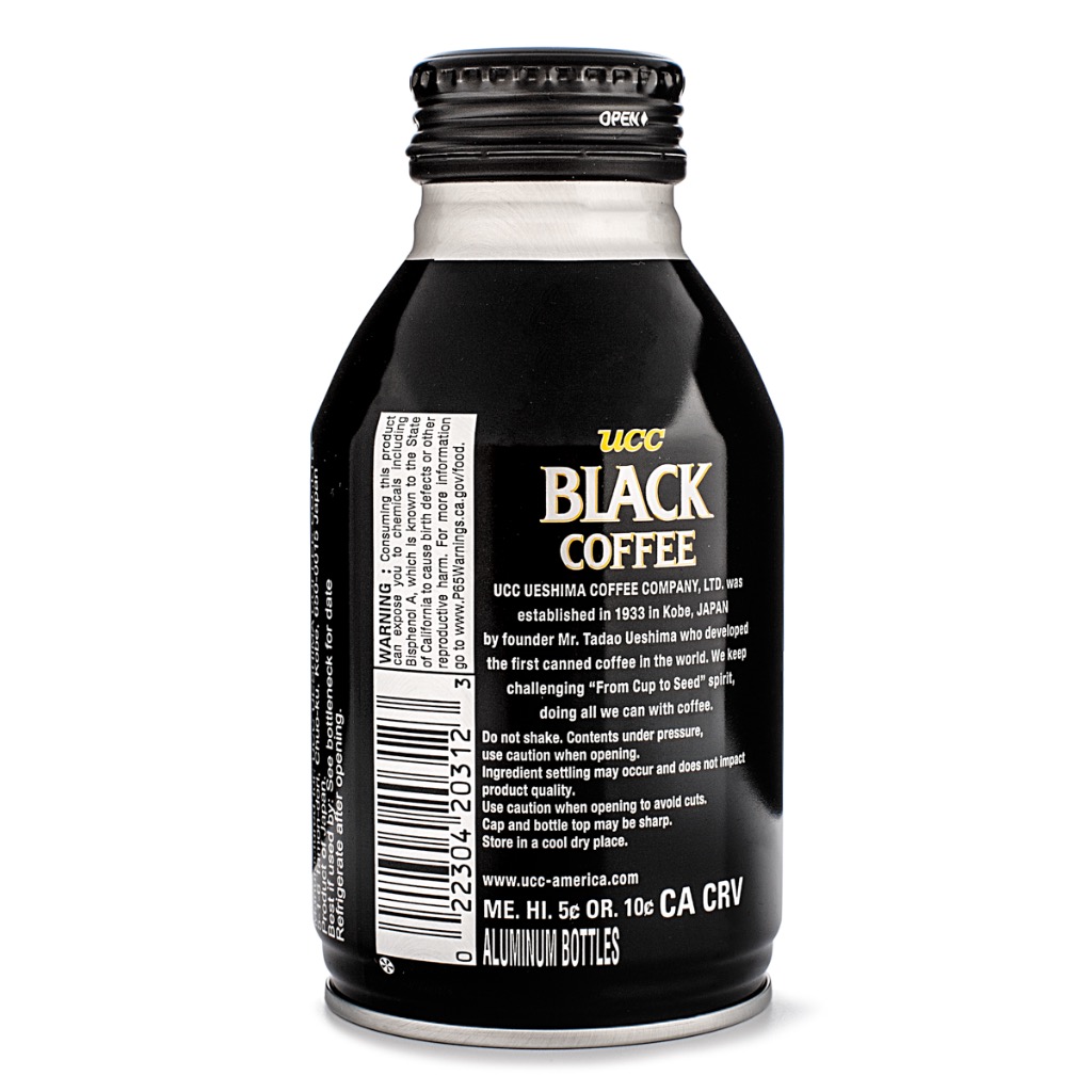 UCC ブラックコーヒー 無糖 9.7 fl.oz - Weee!