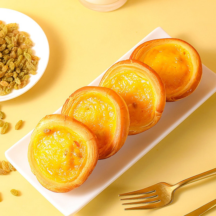 10包 美味壹客 手工蛋挞 软面包 提子味