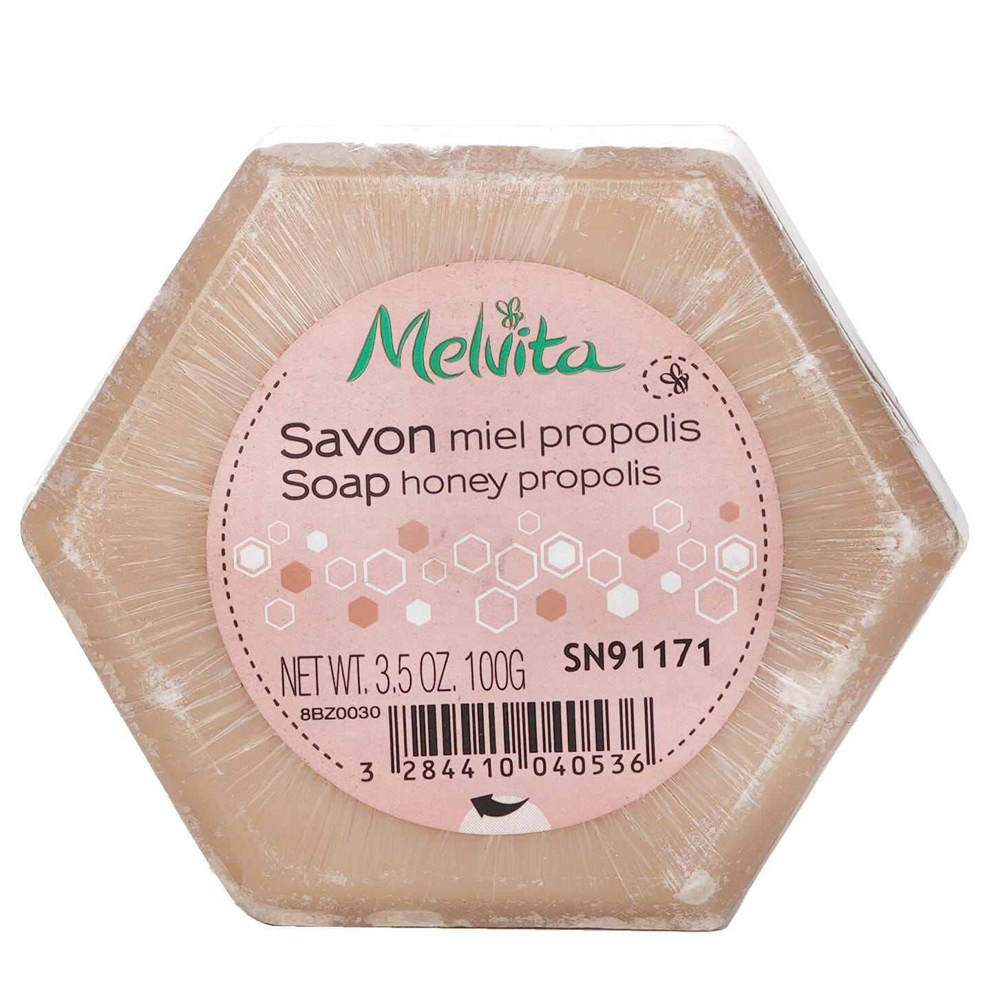Melvita Propolis Hexagonal Soap 100g/3.5oz 100 g