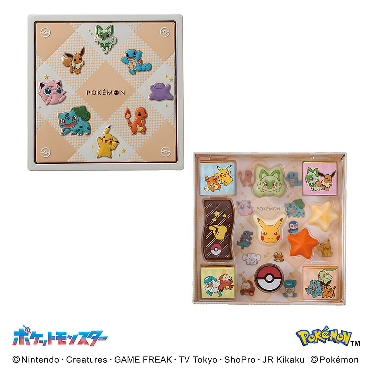 情人节限定宝可梦皮卡丘POKEMON巧克力 10枚 1 盒