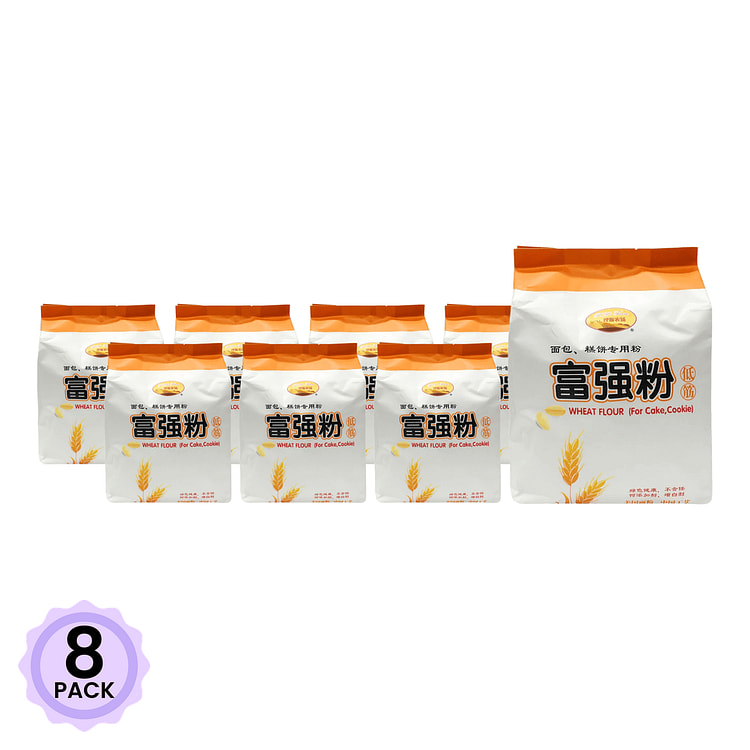 理斯农场 低筋富强粉(面包、糕饼专用粉) 5.5 磅*8 包