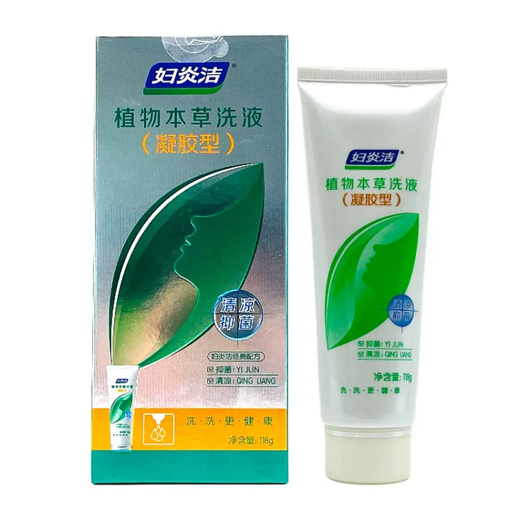 妇炎洁 植物本草洗液（凝胶型）118g. 118 克