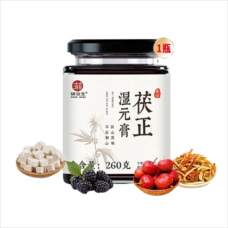 辅滋堂 茯正湿元膏260g五指毛桃茯苓调理脾胃湿胖舌苔厚腻口苦伏湿丸无湿轻