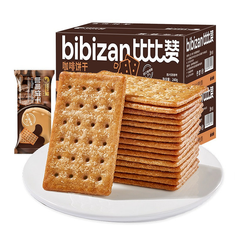 比比赞咖啡薄脆饼干240g*1袋 240 克