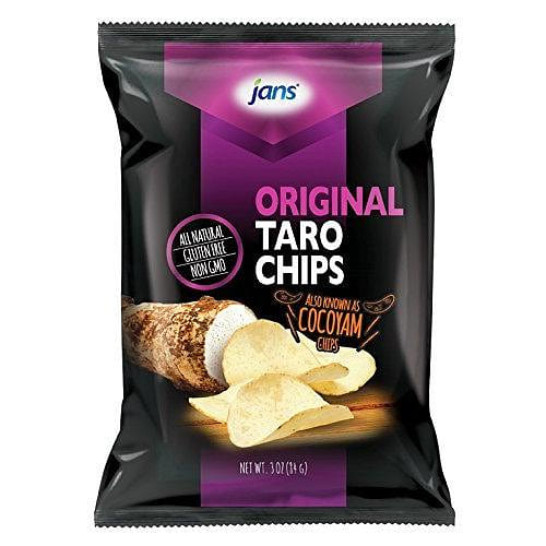 Jans – Roots Original Taro Chips, 3 OZ, Pack of 1 3 oz