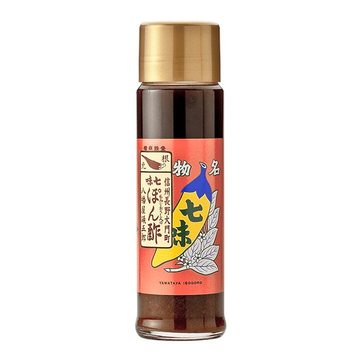 八幡屋矶五郎 七味柚子醋 180ml 1 份
