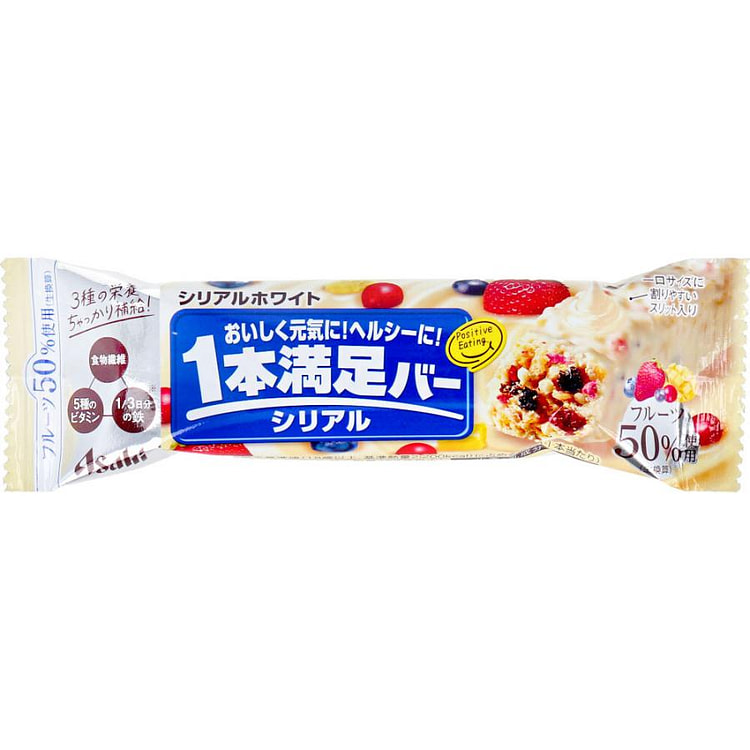 朝日 谷物棒 白巧克力水果味 1个 1 份