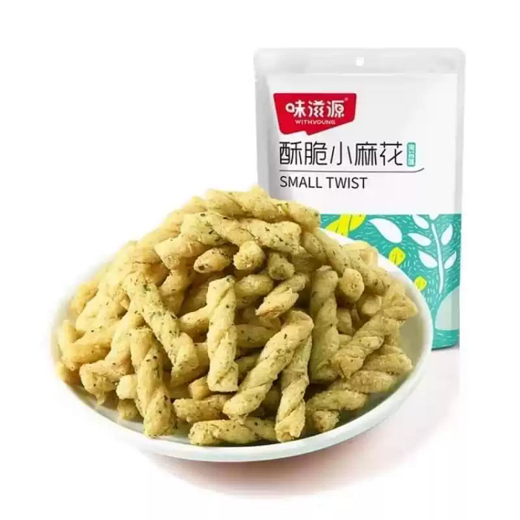 1 bag of seaweed-flavored mini twists 40 g