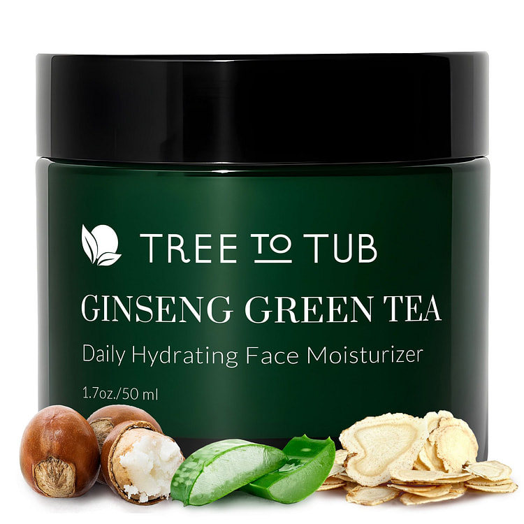 Tree To Tub Ginseng Green Tea Face Moisturizer 1.7 fl.oz