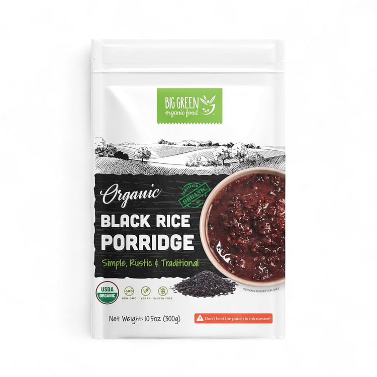 Organic Black Rice Porridge 10.5 oz