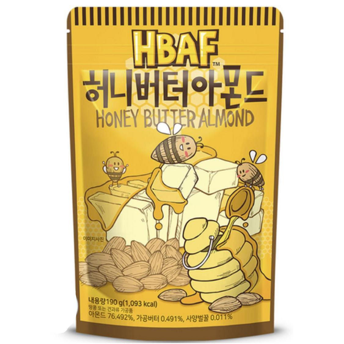 HBAF Honey Butter Almond 190g 1 count
