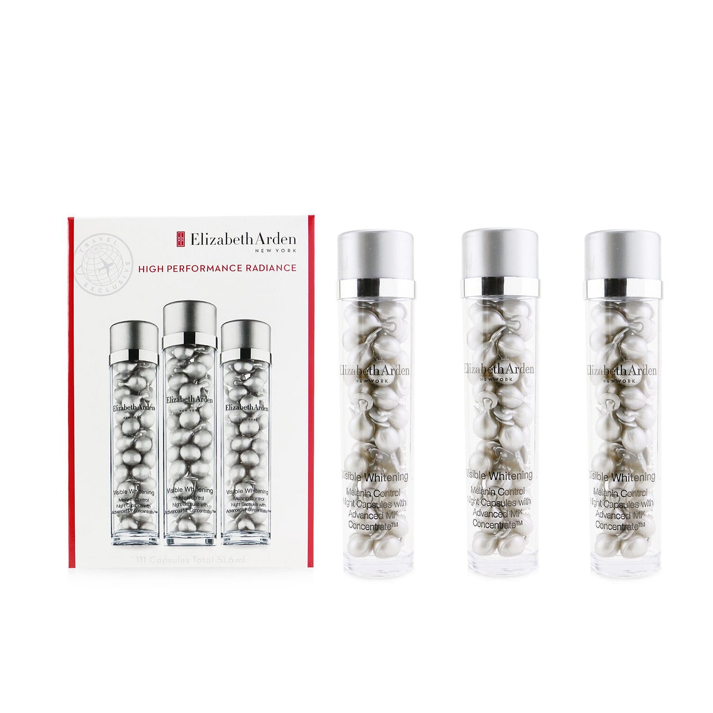 Elizabeth Arden Visible Whitening Melanin Control Night Capsules Trio Set 3x37Caps 3 each