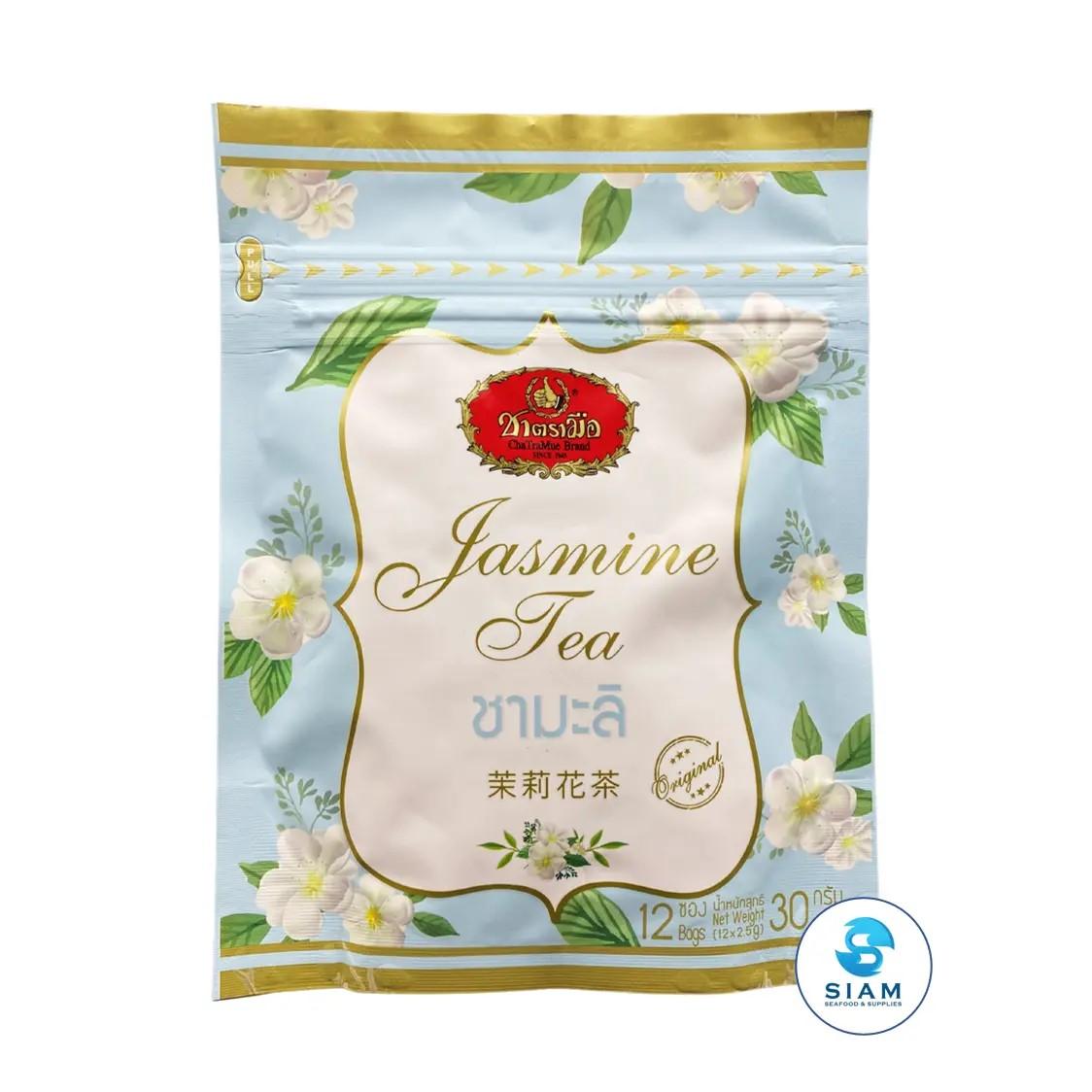 ChaTraMue Jasmine Tea 2.5g x 12 sachets, Thai Beverage Weee!