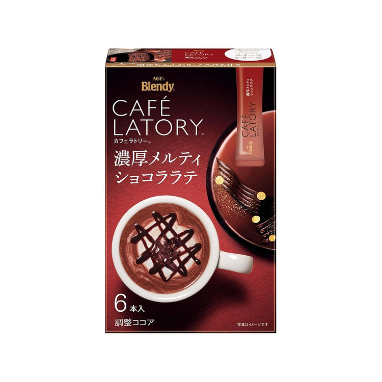 AGF Blendy 融化巧克力拿铁冲饮棒 6支
