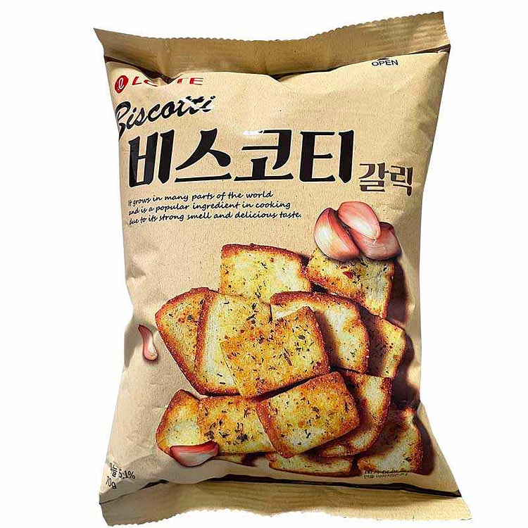 乐天 蒜香味烤面包片