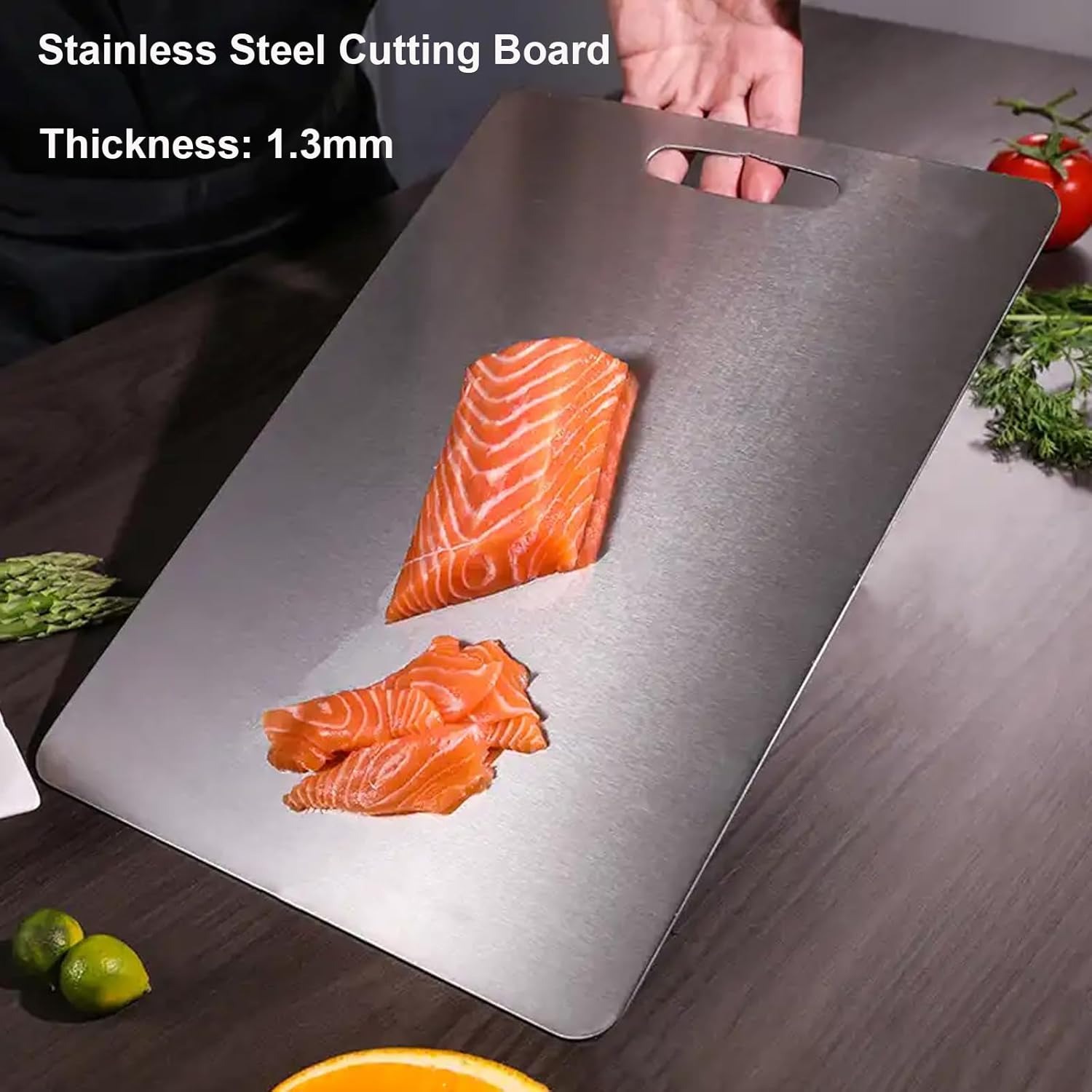 Cutting Boards for Kitchen Double Sided MetalSteel 1 count - Weee!