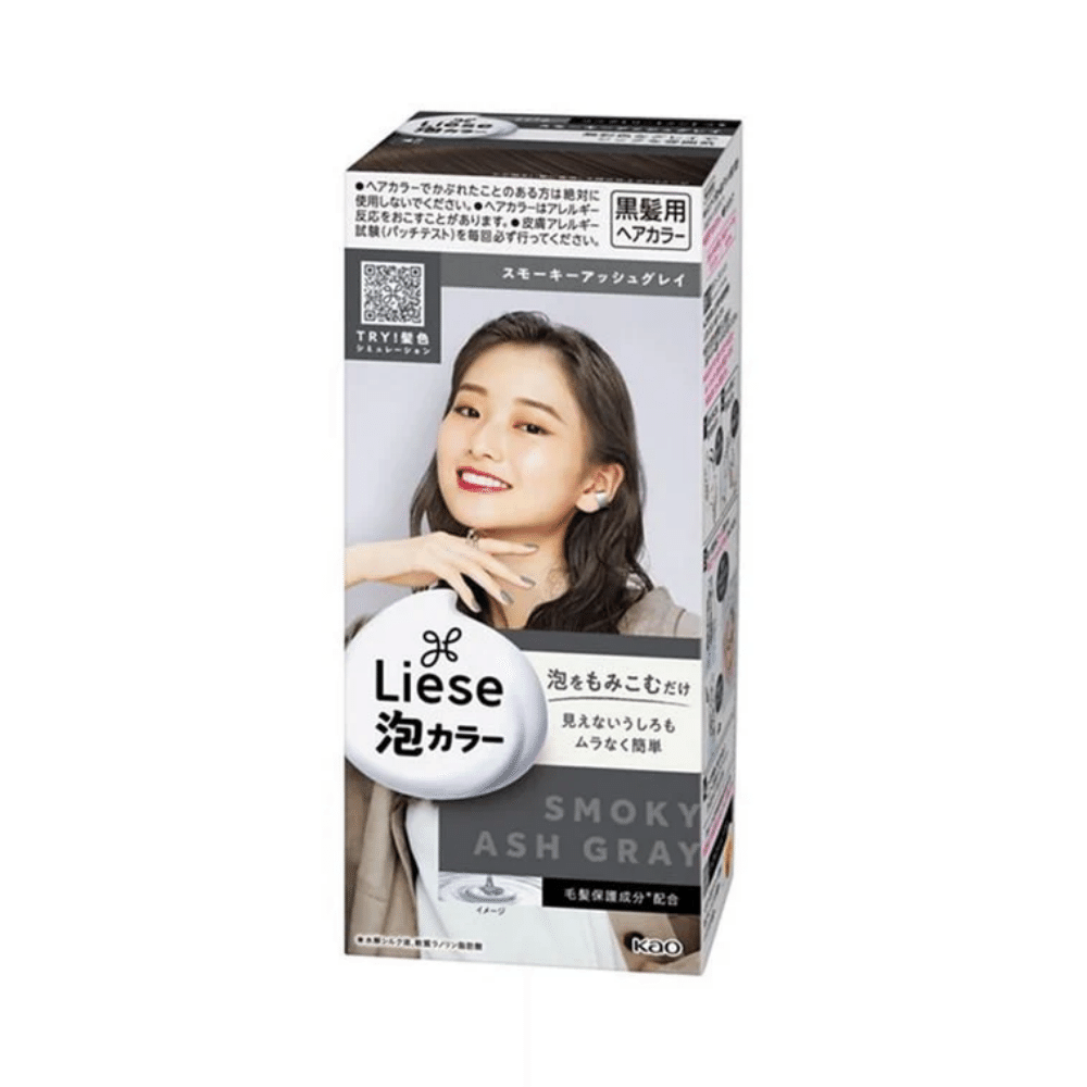 Kao Bubble Hair Dye Smoky Ash Gray 1 カウント