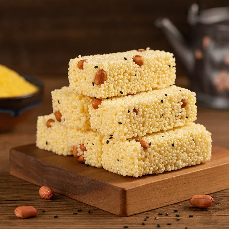 Delicious casual snacks, snack specialties, millet crisp, rice cake, sugar rice cake [millet crisp 500g] 500 g