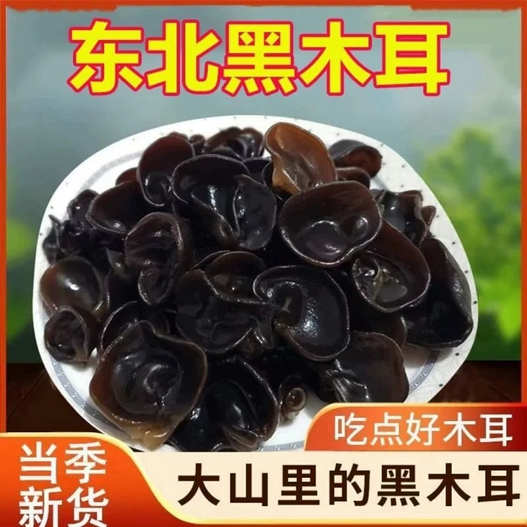 正宗东北黑木耳精选小碗耳长白山椴木秋木耳500g 1 包