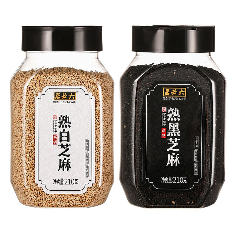 Liubiju Roasted White Sesame Roasted Black Sesame 420 g