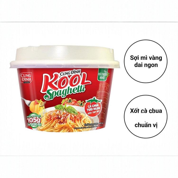 Mì Trộn Cung Đình Kool Spaghetti – Hương Vị Đậm Đà, Tiện Lợi Cho Mọi Bữa Ă 