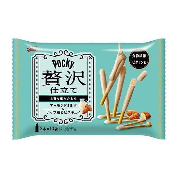 Glico Pocky: Almond, Milk Chocolate & Nuts(20 pcs) 1 each
